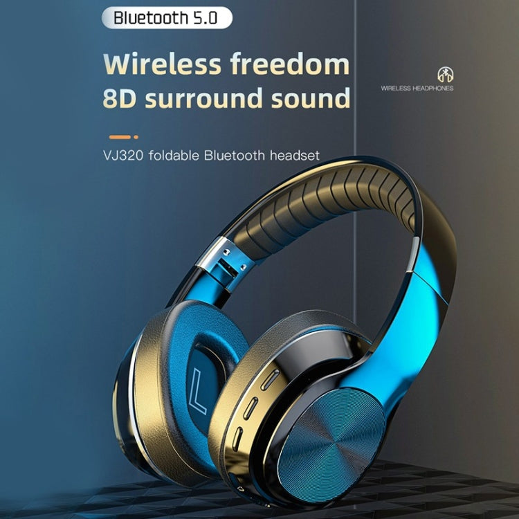 Tai nghe Bluetooth gập đeo đầu VJ320 5.0 hỗ trợ thẻ TF có mic VJ320 đen, VJ320 xanh, VJ320 đỏ, VJ320 trắng