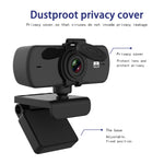 Webcam C5 4 triệu điểm ảnh tự động lấy nét 2K Full HD xoay 360 độ USB không cần driver phát trực tiếp có mic, C5