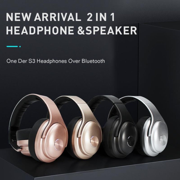 Tai nghe và loa di động OneDer S3 2 trong 1 tai nghe Bluetooth không dây chống ồn chụp tai stereo