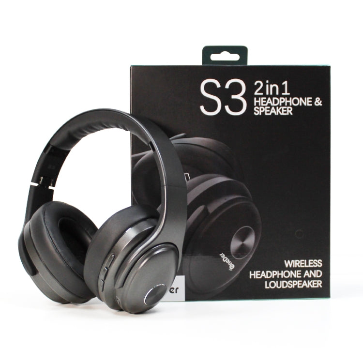 Tai nghe và loa di động OneDer S3 2 trong 1 tai nghe Bluetooth không dây chống ồn chụp tai stereo