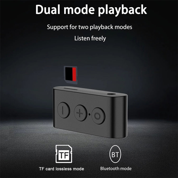 BR03 thẻ nhận Bluetooth 5.0 cho xe hơi, loa, nhạc, bộ thu âm thanh không dây Bluetooth gọi rảnh tay
