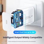 SDC-20W 2 in 1 PD 20W USB-C / Type-C Travel Charger + 3A PD 3.0   USB-C / Type-C to USB-C / Type-C Fast Charge Data Cable Set, Cable Length: 1m,, US Plug, EU Plug, UK Plug