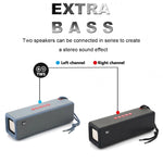 Loa Bluetooth T&G TG271 TWS Subwoofer với Dây Dù, Hỗ trợ USB/AUX/Thẻ TF/FM