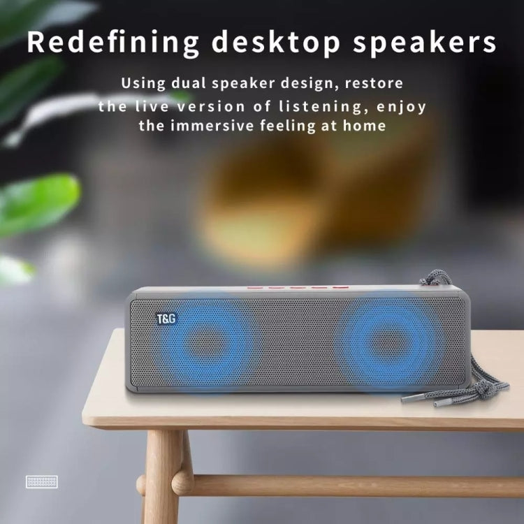 Loa Bluetooth T&G TG271 TWS Subwoofer với Dây Dù, Hỗ trợ USB/AUX/Thẻ TF/FM