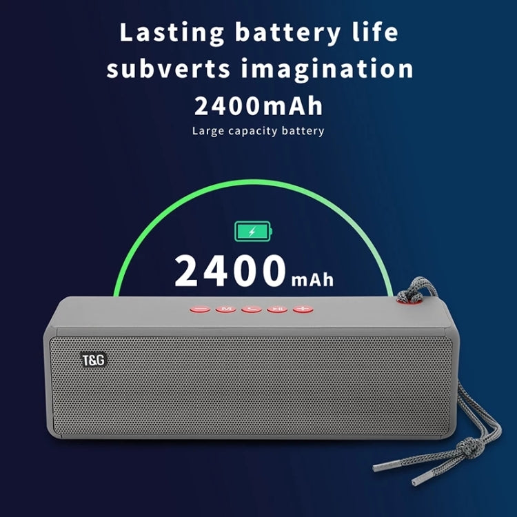 Loa Bluetooth T&G TG271 TWS Subwoofer với Dây Dù, Hỗ trợ USB/AUX/Thẻ TF/FM