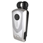 Tai nghe Bluetooth chống trộm F930 CSR4.1 cáp rút, nhắc nhở rung cuộc gọi, màu bạc
