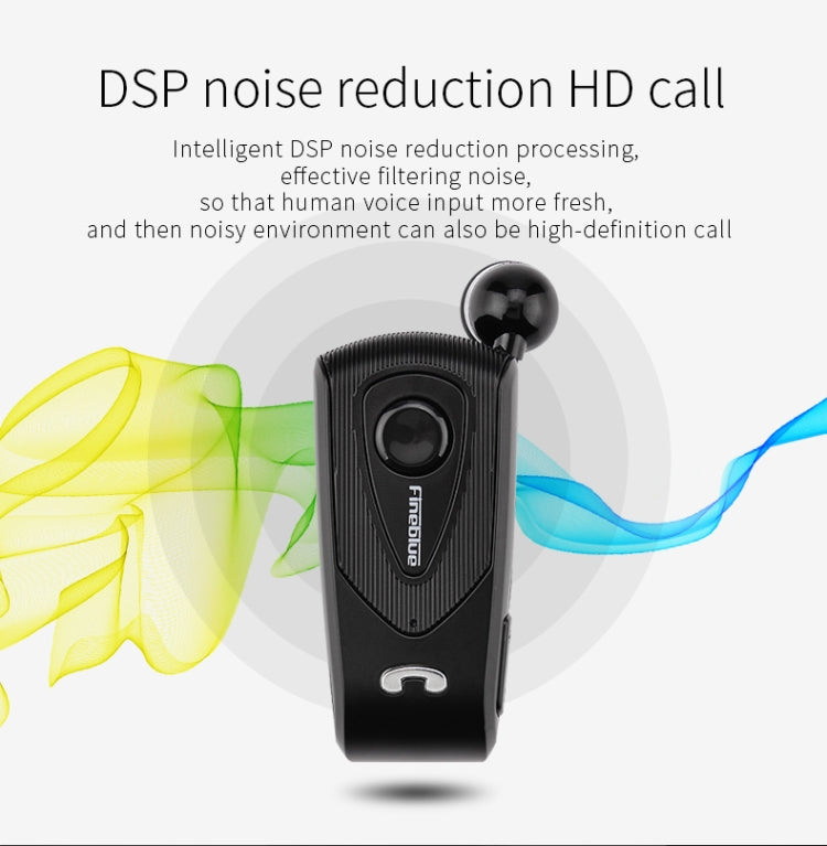 Tai nghe Bluetooth chống trộm F930 CSR4.1 cáp rút, nhắc nhở rung cuộc gọi, màu bạc