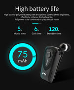 Tai nghe Bluetooth chống trộm F930 CSR4.1 cáp rút, nhắc nhở rung cuộc gọi, màu bạc