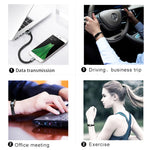 Cáp dữ liệu vòng tay sáng tạo XJ-28 USB 2.4A sang 8 Pin, Chiều dài cáp: 22.5cm, XJ-28 8 Pin, 22.5cm 8 Pin