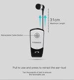 Tai nghe Bluetooth chống trộm F960 CSR4.1 cáp rút, nhắc nhở rung cuộc gọi, màu đen, trắng, bạc