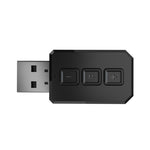 RT02 bộ chuyển đổi âm thanh Bluetooth USB nhận và phát 2 trong 1 Bluetooth 5.0 gọi rảnh tay, bộ thu Bluetooth cho xe hơi