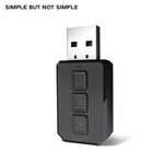 RT02 bộ chuyển đổi âm thanh Bluetooth USB nhận và phát 2 trong 1 Bluetooth 5.0 gọi rảnh tay, bộ thu Bluetooth cho xe hơi
