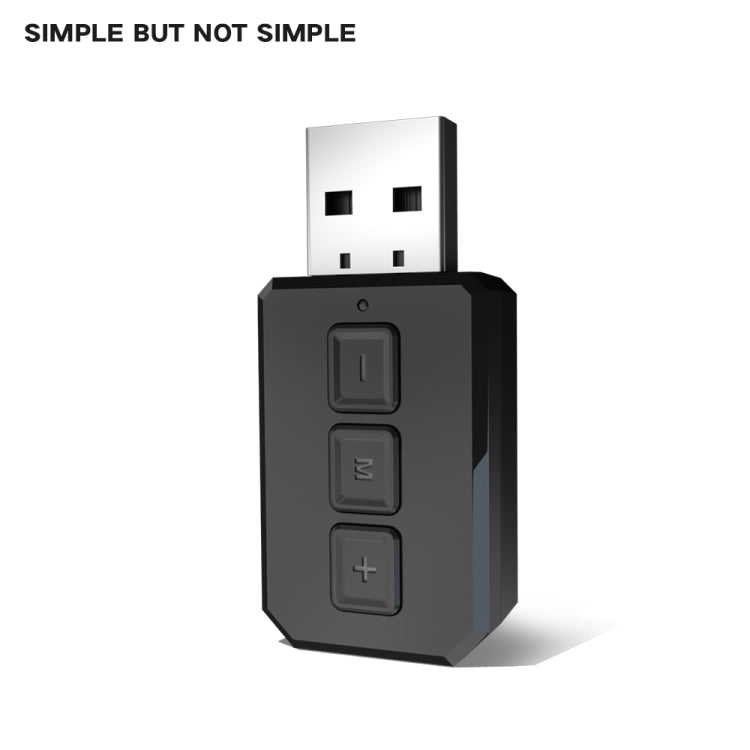 RT02 bộ chuyển đổi âm thanh Bluetooth USB nhận và phát 2 trong 1 Bluetooth 5.0 gọi rảnh tay, bộ thu Bluetooth cho xe hơi