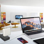 Bộ sạc laptop PD USB-C / Type-C 96W PD-96W + Cáp sạc nhanh USB-C / Type-C 5A dài 2m cho MacBook Pro, Phích cắm EU, Phích cắm Mỹ, Phích cắm Anh