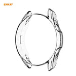 Bộ 2 trong 1 Ốp TPU mềm trong suốt + Miếng dán kính cường lực 0.2mm 9H 2.15D cạnh cong ENKAY Hat-Prince, dành cho Samsung Galaxy Watch 3 45mm