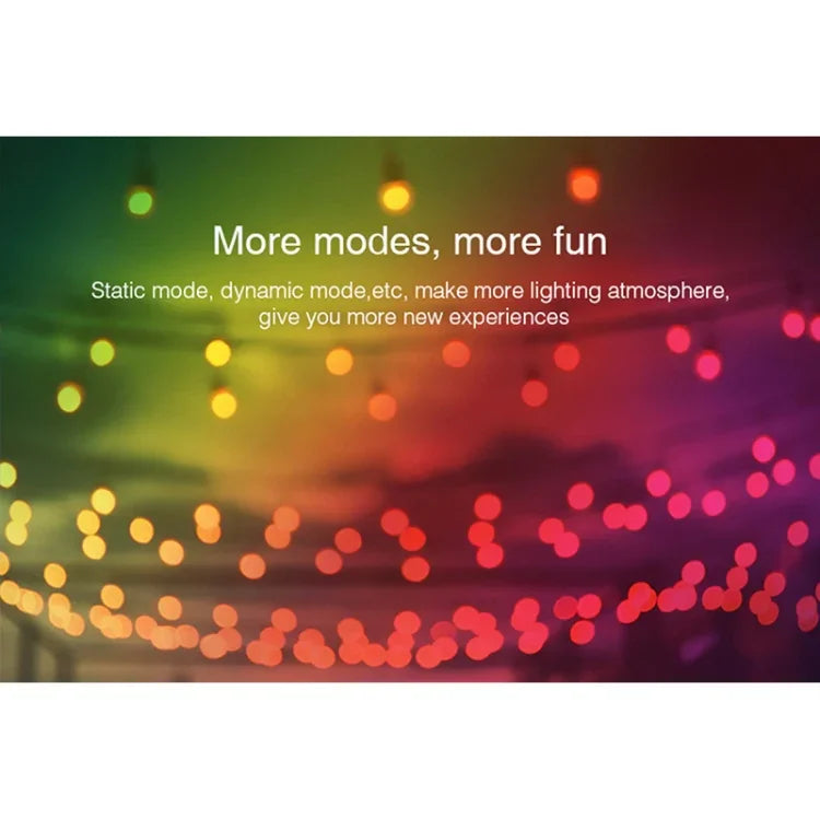FUT012 bóng đèn LED E27 9W RGB + CCT, 100V-240V, điều khiển từ xa đa màu, bóng đèn thông minh WiFi 2.4G không dây