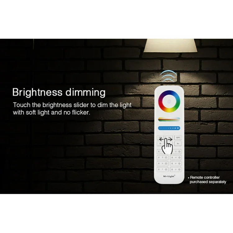 FUT105 bóng đèn LED 12W RGB + CCT E27, đèn trong nhà, điều khiển từ xa 2.4G qua ứng dụng điện thoại thông minh, phòng ngủ, phòng khách, AC100~240V