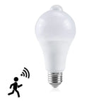 Đèn LED cảm biến chuyển động chống nước, cảm biến hồng ngoại, bóng đèn cảm biến E27 ánh sáng trắng