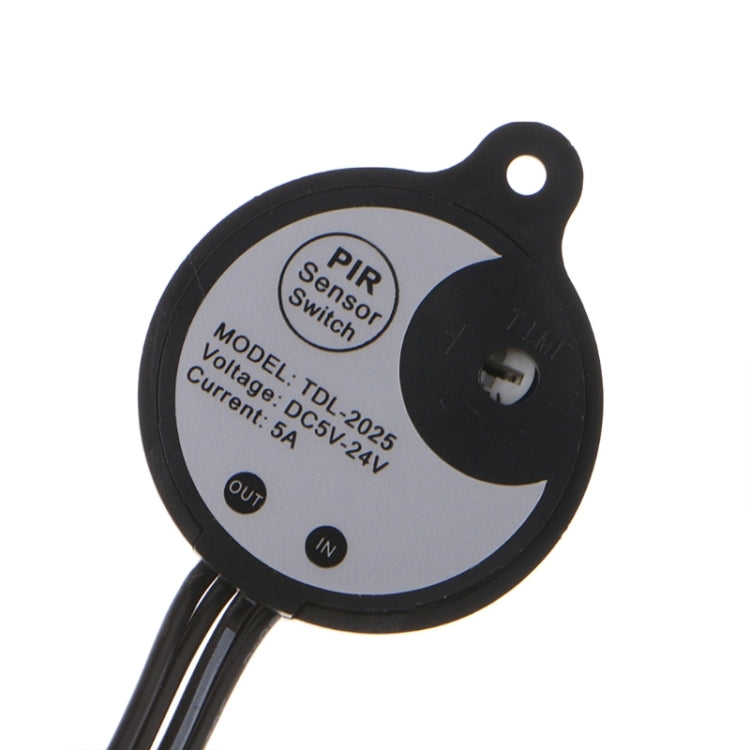 Công tắc cảm biến chuyển động hồng ngoại PIR cơ thể người DC 5-24V/5A có phích cắm cho thanh đèn LED