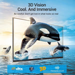 Cáp HDMI2.1 8K 120Hz độ nét cao động, chiều dài cáp: 1m, 120Hz 1m