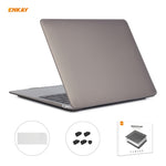 Bộ 3 trong 1 ốp bảo vệ laptop mờ ENKAY + miếng dán bàn phím TPU phiên bản EU + bộ nút chống bụi cho MacBook Air 13.3 inch A2179 & A2337 (2020), dành cho MacBook Air 13.3 inch A2179 (2020)