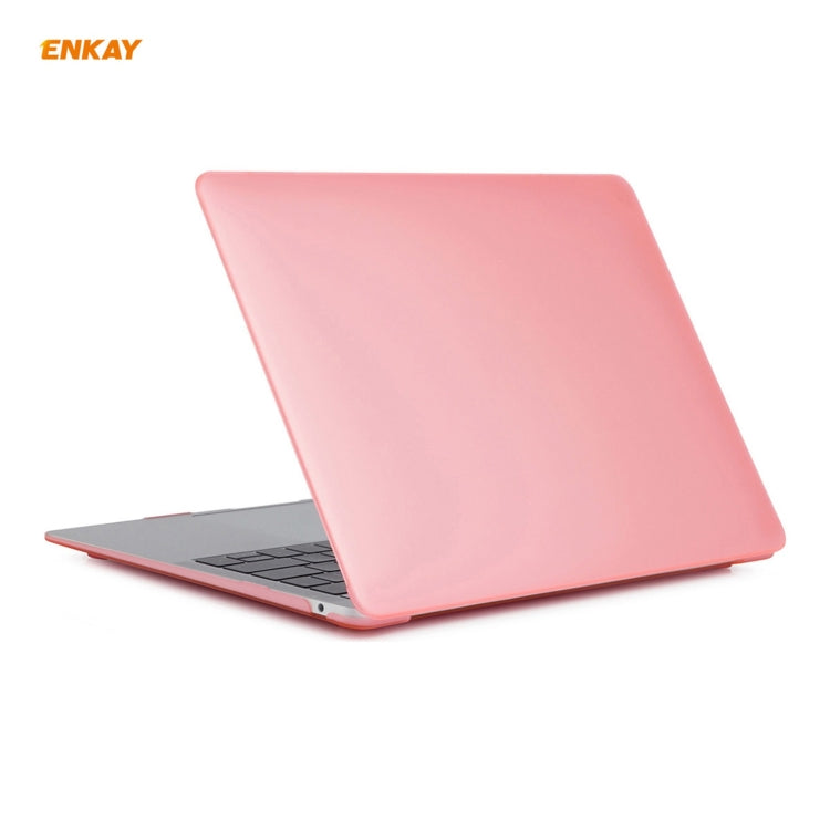 Bộ 3 trong 1 ốp bảo vệ laptop mờ ENKAY + miếng dán bàn phím TPU phiên bản EU + bộ nút chống bụi cho MacBook Air 13.3 inch A2179 & A2337 (2020), dành cho MacBook Air 13.3 inch A2179 (2020)