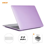 Bộ 3 trong 1 ốp bảo vệ laptop mờ ENKAY + miếng dán bàn phím TPU phiên bản EU + bộ nút chống bụi cho MacBook Air 13.3 inch A2179 & A2337 (2020), dành cho MacBook Air 13.3 inch A2179 (2020)