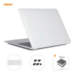 Bộ 3 trong 1 ốp bảo vệ laptop mờ ENKAY + miếng dán bàn phím TPU phiên bản EU + bộ nút chống bụi cho MacBook Air 13.3 inch A2179 & A2337 (2020), dành cho MacBook Air 13.3 inch A2179 (2020)