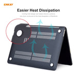 Bộ 3 trong 1 ốp bảo vệ laptop mờ ENKAY + miếng dán bàn phím TPU phiên bản EU + bộ nút chống bụi cho MacBook Air 13.3 inch A2179 & A2337 (2020), dành cho MacBook Air 13.3 inch A2179 (2020)
