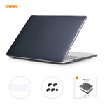 Bộ 3 trong 1 ốp bảo vệ laptop pha lê ENKAY + miếng dán bàn phím TPU phiên bản EU + bộ nút chống bụi cho MacBook Pro 16 inch A2141 (có Touch Bar), dành cho MacBook Pro 16 inch A2141 (có Touch Bar)