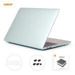 Bộ 3 trong 1 ốp bảo vệ laptop pha lê ENKAY + miếng dán bàn phím TPU phiên bản EU + bộ nút chống bụi cho MacBook Pro 16 inch A2141 (có Touch Bar), dành cho MacBook Pro 16 inch A2141 (có Touch Bar)