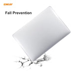 Bộ 3 trong 1 ốp bảo vệ laptop pha lê ENKAY + miếng dán bàn phím TPU phiên bản EU + bộ nút chống bụi cho MacBook Pro 16 inch A2141 (có Touch Bar), dành cho MacBook Pro 16 inch A2141 (có Touch Bar)