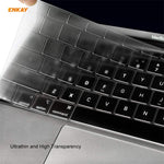 Bộ 3 trong 1 ốp bảo vệ laptop pha lê ENKAY + miếng dán bàn phím TPU phiên bản EU + bộ nút chống bụi cho MacBook Pro 16 inch A2141 (có Touch Bar), dành cho MacBook Pro 16 inch A2141 (có Touch Bar)