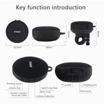 Loa Bluetooth Xe Đạp Ngoài Trời Di Động S360 Chống Nước IPX7 Chống Bụi Chống Va Đập, Hỗ trợ Thẻ TF
