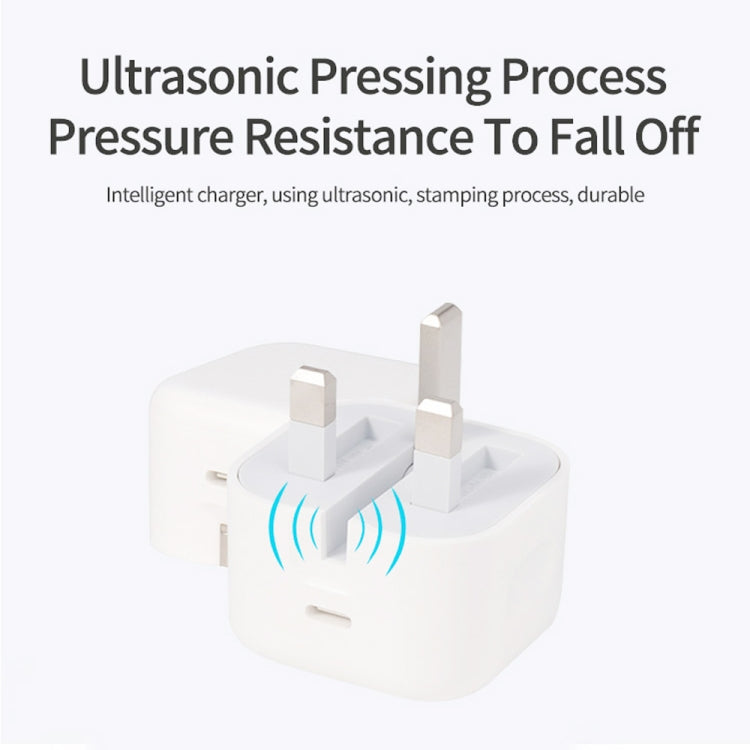 Sạc du lịch gập 20W PD 3.0 Type-C / USB-C A234, phích cắm Anh, 20W