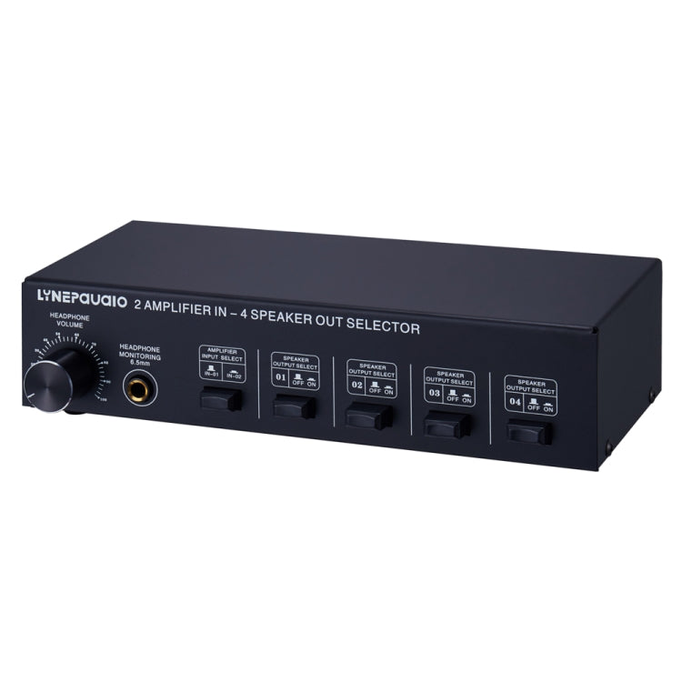 B032 Bộ Khuếch Đại Công Suất 2 vào 4 ra Bộ Chuyển Đổi Âm Thanh Loa Chất Lượng Âm Thanh Không Mất Mát 300W Mỗi Kênh Bộ Phân Phối So Sánh với Chức Năng Giám Sát Tai Nghe / Đầu Vào Âm Thanh, B032