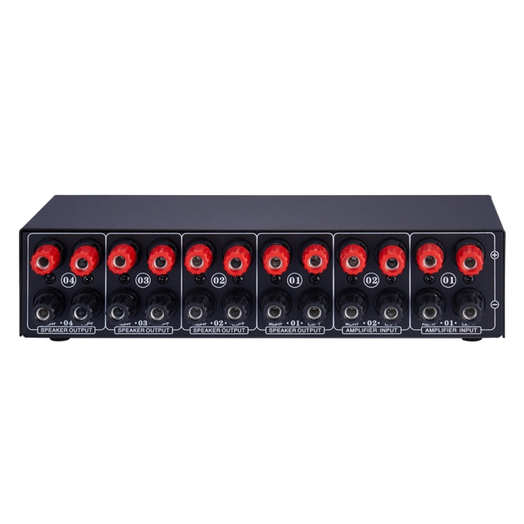 B032 Bộ Khuếch Đại Công Suất 2 vào 4 ra Bộ Chuyển Đổi Âm Thanh Loa Chất Lượng Âm Thanh Không Mất Mát 300W Mỗi Kênh Bộ Phân Phối So Sánh với Chức Năng Giám Sát Tai Nghe / Đầu Vào Âm Thanh, B032