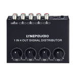 Bộ Khuếch Đại Tín Hiệu Stereo Trước 1 Vào 4 Ra, Điều Chỉnh Âm Lượng Đầu Ra Độc Lập Giao Diện RCA Không Mất Âm Thanh Bộ Phân Phối, Phích Cắm Mỹ, B029