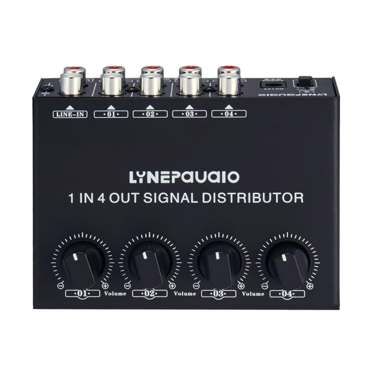 Bộ Khuếch Đại Tín Hiệu Stereo Trước 1 Vào 4 Ra, Điều Chỉnh Âm Lượng Đầu Ra Độc Lập Giao Diện RCA Không Mất Âm Thanh Bộ Phân Phối, Phích Cắm Mỹ, B029