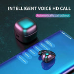 Tai nghe Bluetooth T25 5.0 chụp tai một bên vô hình không dây gọi HD thời gian chờ siêu dài tai nghe dẫn truyền xương