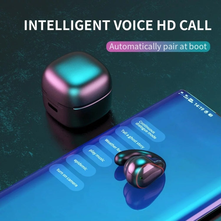 Tai nghe Bluetooth T25 5.0 chụp tai một bên vô hình không dây gọi HD thời gian chờ siêu dài tai nghe dẫn truyền xương