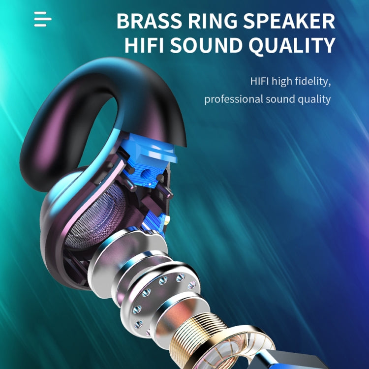 Tai nghe Bluetooth T25 5.0 chụp tai một bên vô hình không dây gọi HD thời gian chờ siêu dài tai nghe dẫn truyền xương
