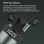 Tai nghe Bluetooth không dây TWS J28 hiển thị kỹ thuật số LED âm nhạc HIFI thể thao