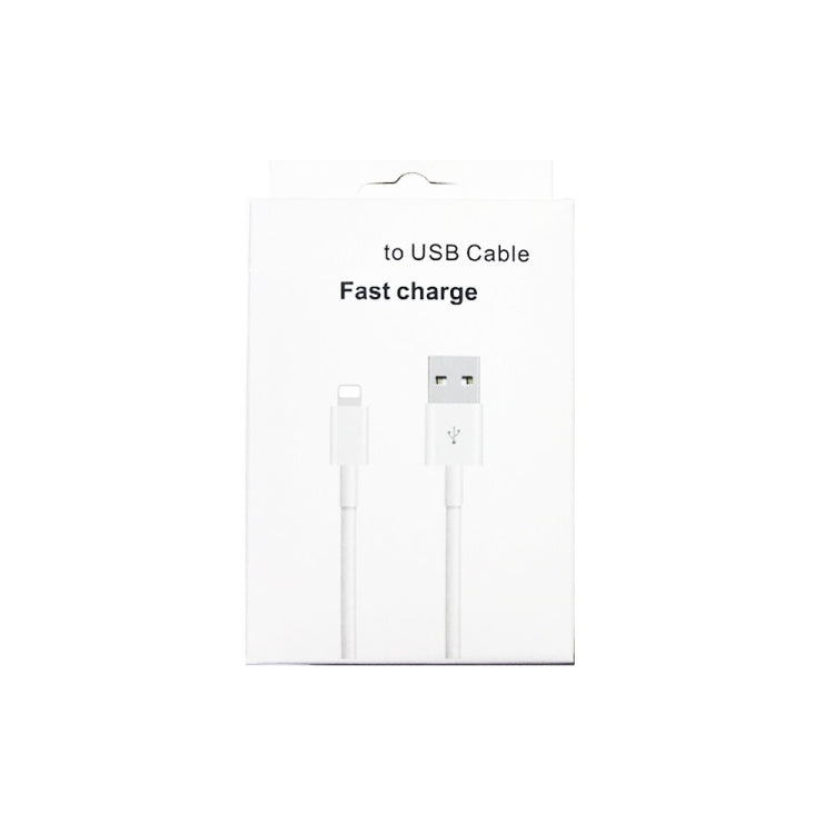 XJ-51 Cáp sạc nhanh USB sang 8 Pin 3A cho dòng iPhone 12, Chiều dài: 1m, 1m