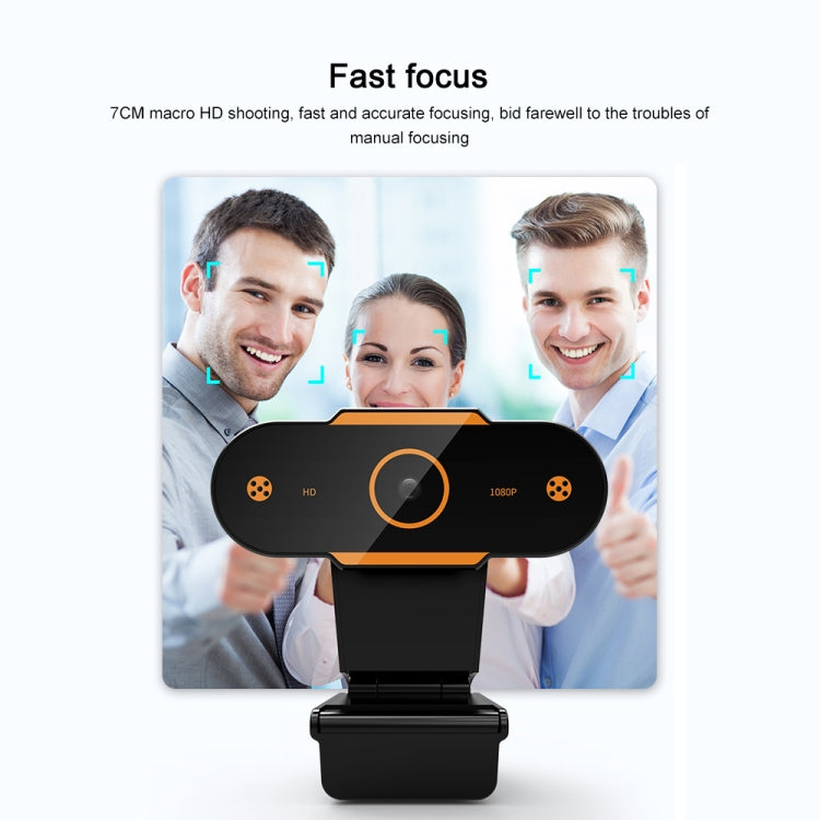 312 Camera webcam PC để bàn USB 2.0 1080P HD có mic, chiều dài cáp khoảng 1.3m, kiểu thường, có chân đế, chống nhìn trộm