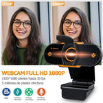 312 Camera webcam PC để bàn USB 2.0 1080P HD có mic, chiều dài cáp khoảng 1.3m, kiểu thường, có chân đế, chống nhìn trộm