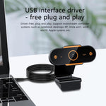 312 Camera webcam PC để bàn USB 2.0 1080P HD có mic, chiều dài cáp khoảng 1.3m, kiểu thường, có chân đế, chống nhìn trộm