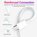 YSY-312 2 in 1 18W Portable QC3.0 Dual USB Car Charger + 1m 3A USB to Micro USB Data Cable Set, with Micro USB Cable