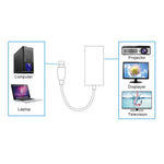 Cáp chuyển đổi USB 3.0 sang HDMI HD có âm thanh, chiều dài cáp: 20cm
