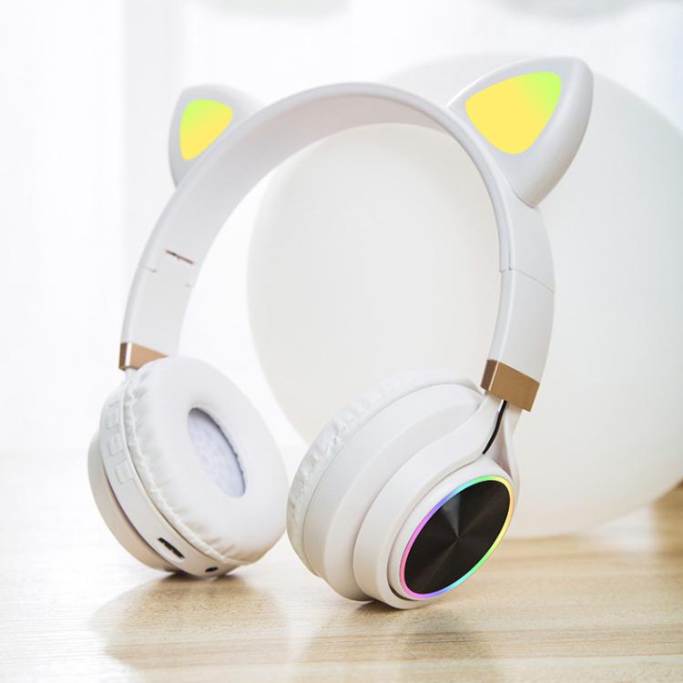 Tai nghe có dây P28 tai mèo, âm thanh stereo với mic